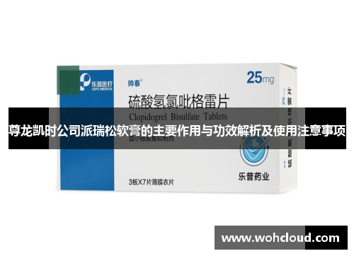 尊龙凯时公司派瑞松软膏的主要作用与功效解析及使用注意事项