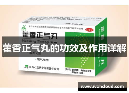 藿香正气丸的功效及作用详解